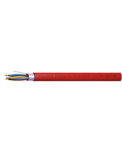 КПСВЭВнг(А)-LS 5х2х0,5 (Спецкабель). Кабель симметричный для систем сигнализации и управления, групповой прокладки, с пониженным дымо- и газовыделением. Спецкабель в Кызыле