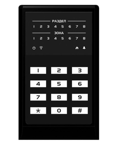 МИРАЖ-КД-04 (black). Кнопочная кодовая панель. Стелс НПП в Кызыле