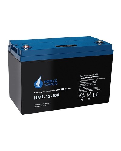 HML-12-100. Аккумулятор герметичный свинцово-кислотный. Связь инжиниринг в Кызыле