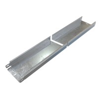 Лоток неперфорированный Сендземира 0,7мм 200х100х3000 (LN2001003000071). Лоток неперфорированный. ВМК